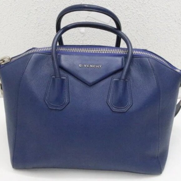 Givenchy Medium Antigona Satchel Tote Bag - Blue - Picture 7 of 15